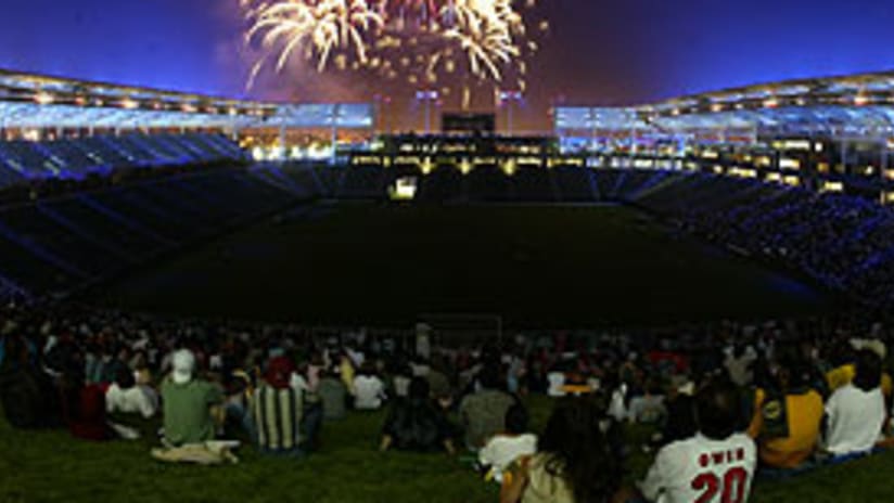 The festivities will conclude with Southern California's largest fireworks show.