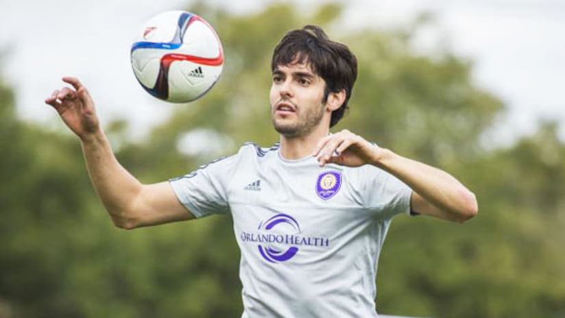 Kaka in his first training session with Orlando City
