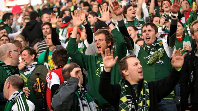 A number of Timbers faithful made the trip to Colorado to witness Portland's MLS debut.