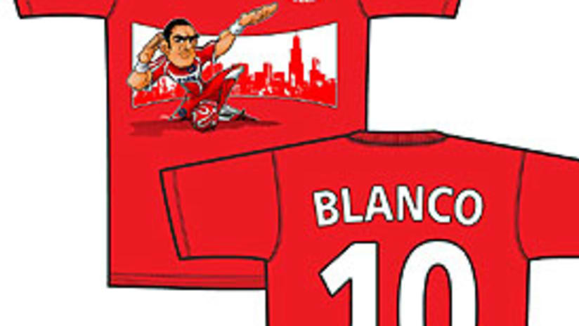 Order your Univision 4-Pack and you could be sporting this red-hot Blanco t-shirt.