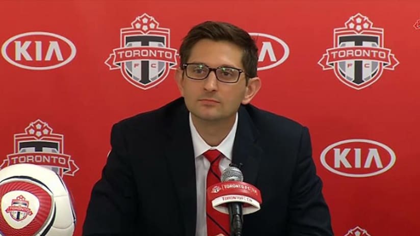 Toronto FC general manager Tim Bezbatchenko