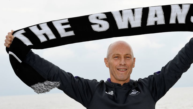 Bob Bradley - Swansea City - With scarf