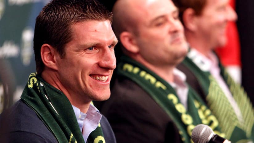 The Portland Timbers officially introduced Kenny Cooper on Thursday.