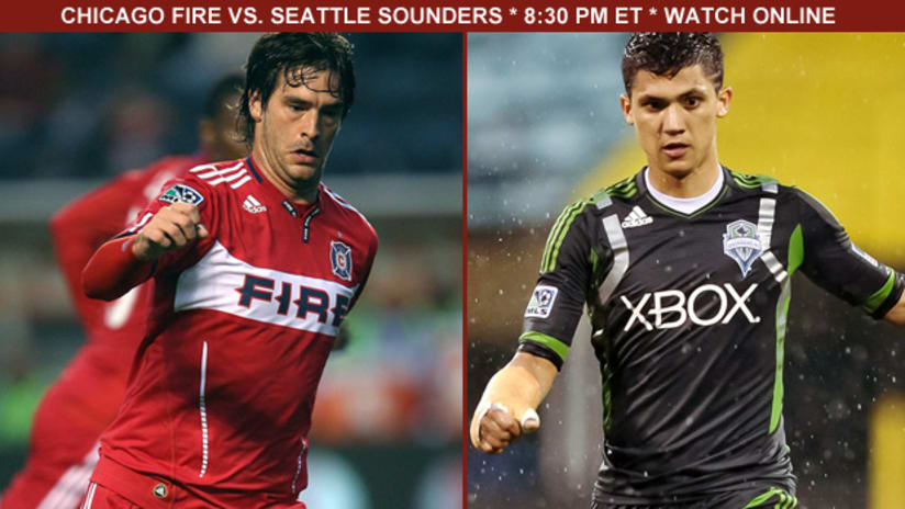 Diego Chaves and Chicago host Fredy Montero and Seattle.