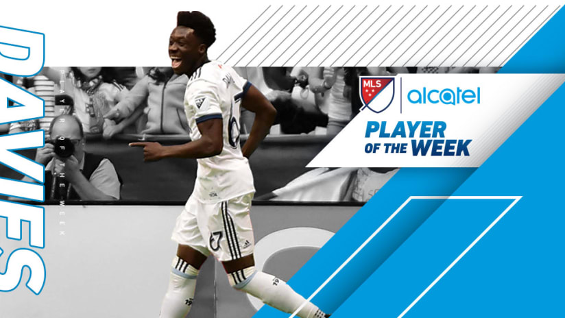 Alphonso Davies Player of the Week 15