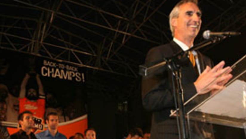 Houston GM Oliver Luck has been instrumental in building the Dynamo dynasty.