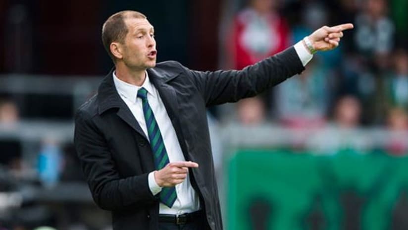 Gregg Berhalter during his coaching stint at Hammarby