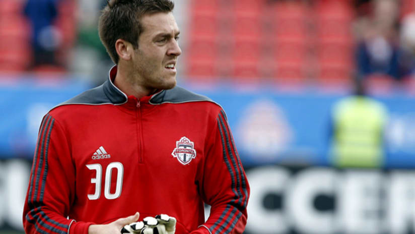 Toronto FC backup 'keeper Milos Kocic
