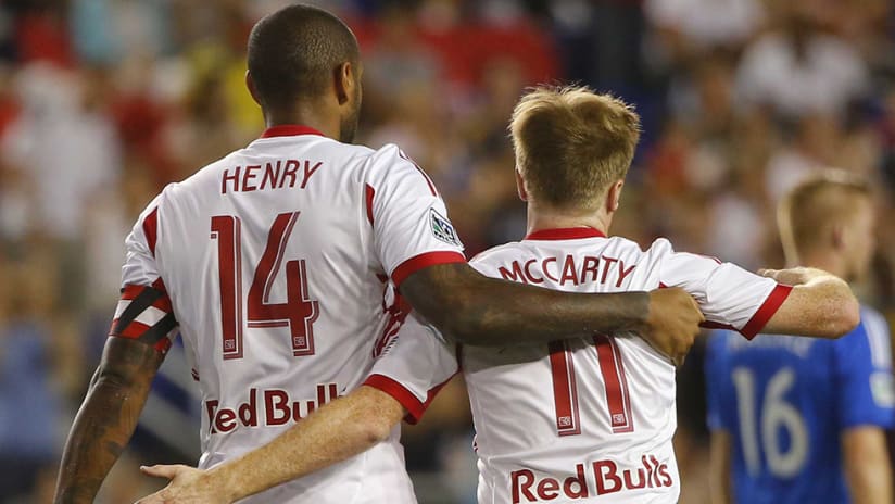 Dax McCarty - Thierry Henry - Red Bulls from behind