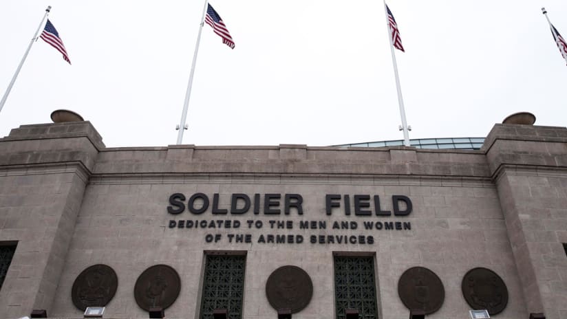 Soldier Field exterior - 2014