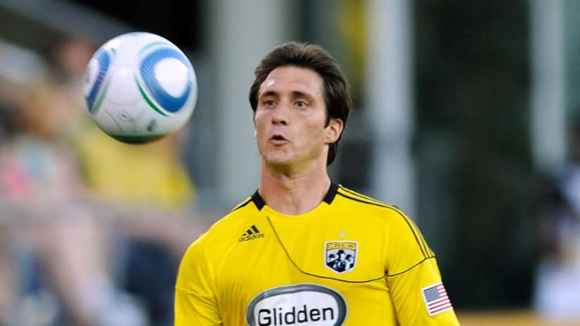 Guillermo Barros Schelotto often has less room to work when Crew opponents settle in the back.