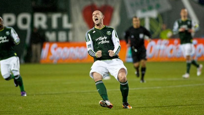 Kris Boyd made his debut for Portland, March 12, 2012.