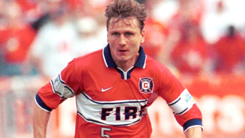 Lubos Kubik in his playing days with the Chicago Fire