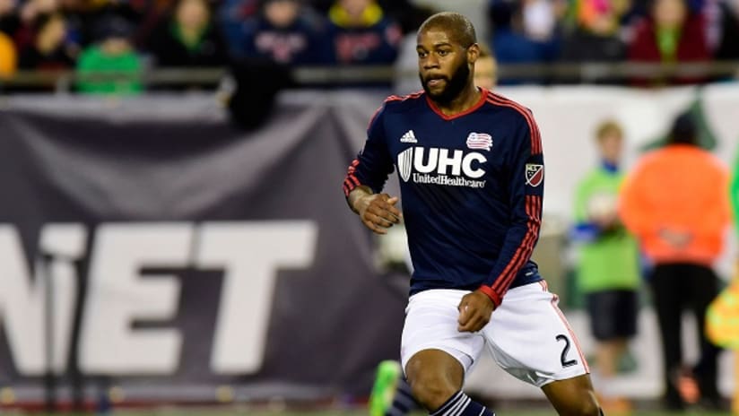 Andrew Farrell in action for the New England Revolution