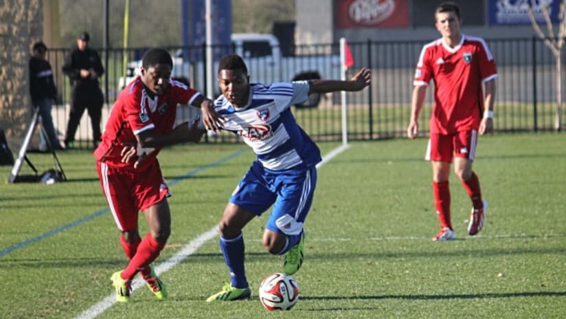 FC Dallas and San Jose battle in the Generation adidas Cup