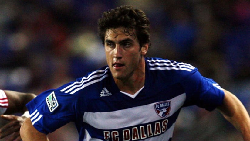 FC Dallas center back George John has had to take on some tough attackers.