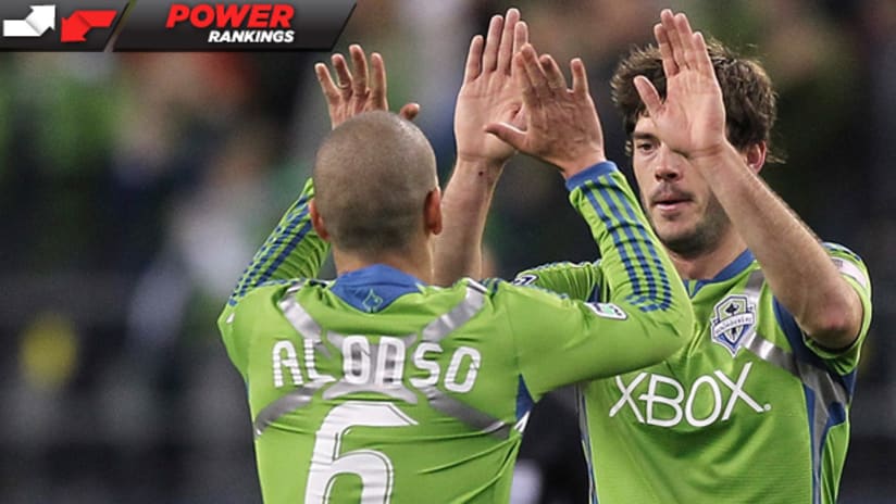 The Seattle Sounders are on the move in the Power Rankings