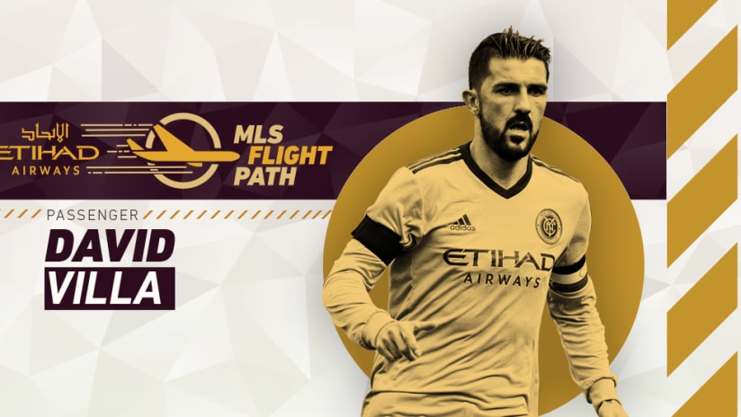 MLS Flight Path David Villa DL image