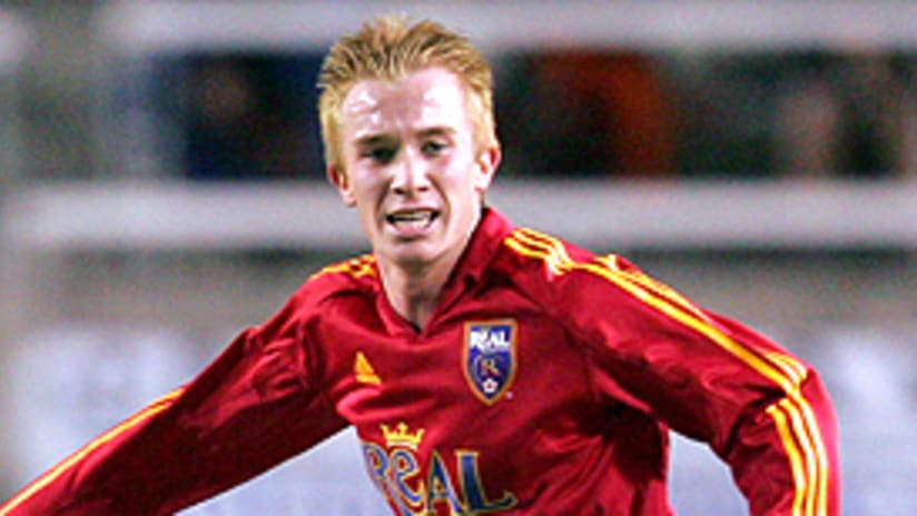 Jamie Watson scored one of Real Salt Lake's two goals Wednesday.