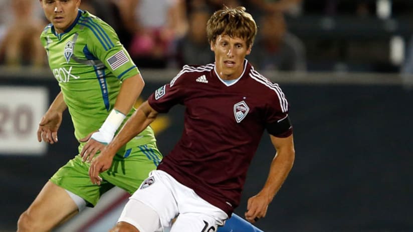 Wells Thompson with the Colorado Rapids
