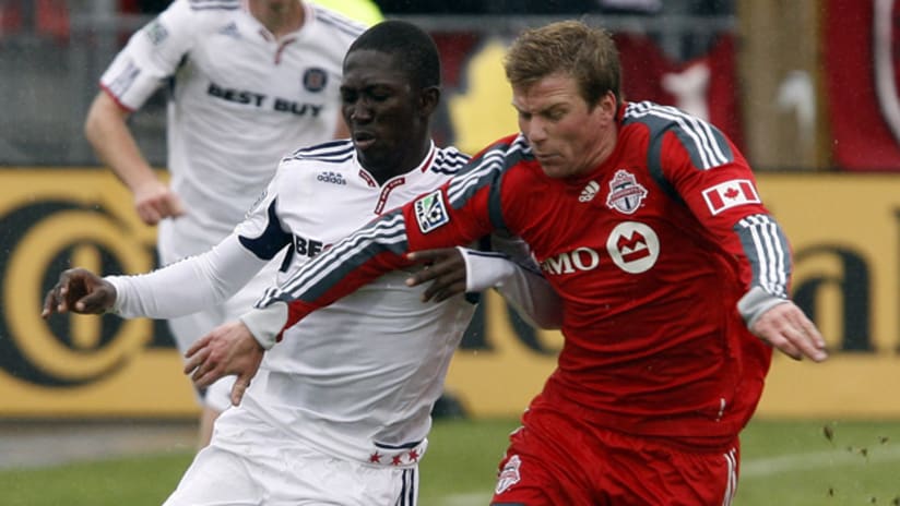 Patrick Nyarko and the Chicago Fire were rarely dangerous against TFC