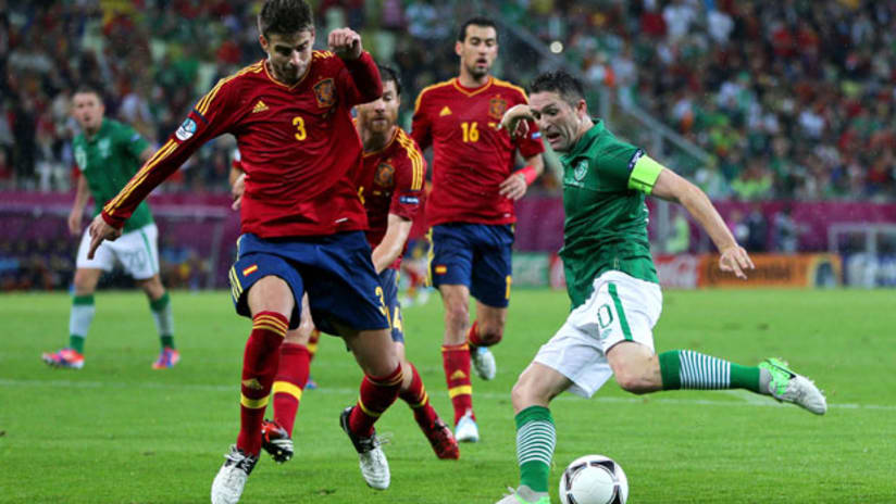 Robbie Keane vs Spain