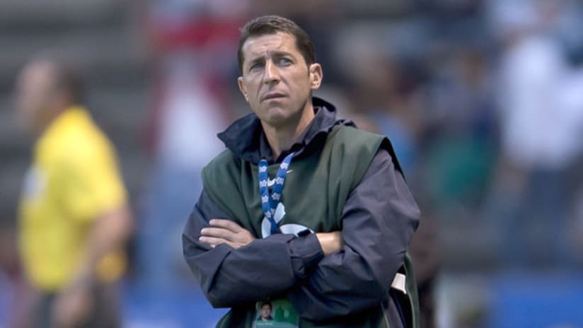 US Under-20 national team coach Tab Ramos during the CONCACAF U-20 Championship