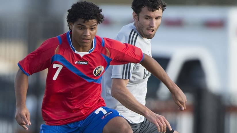 Kenneth Dixon - Costa Rica - in a preseason friendly vs. Columbus
