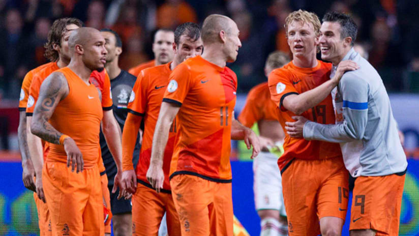 Netherlands celebrate qualification