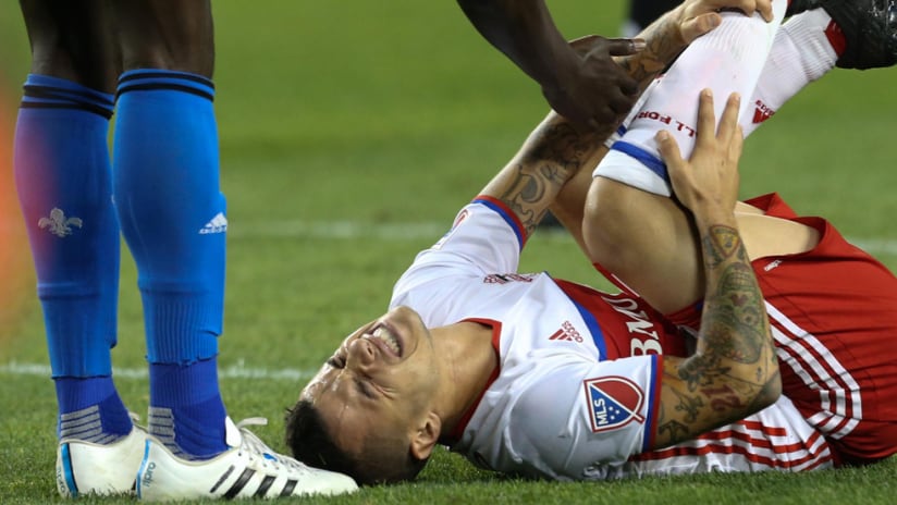 Sebastian Giovinco - Toronto FC - Down with injury