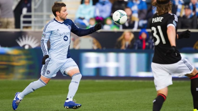 Bobby Convey in action for Sporting KC