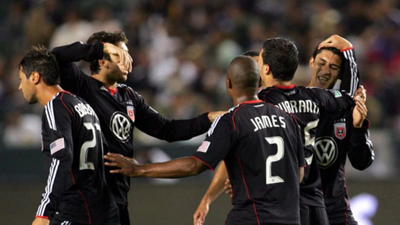 D.C. United were nine minutes from their biggest result of the year before Los Angeles recovered.