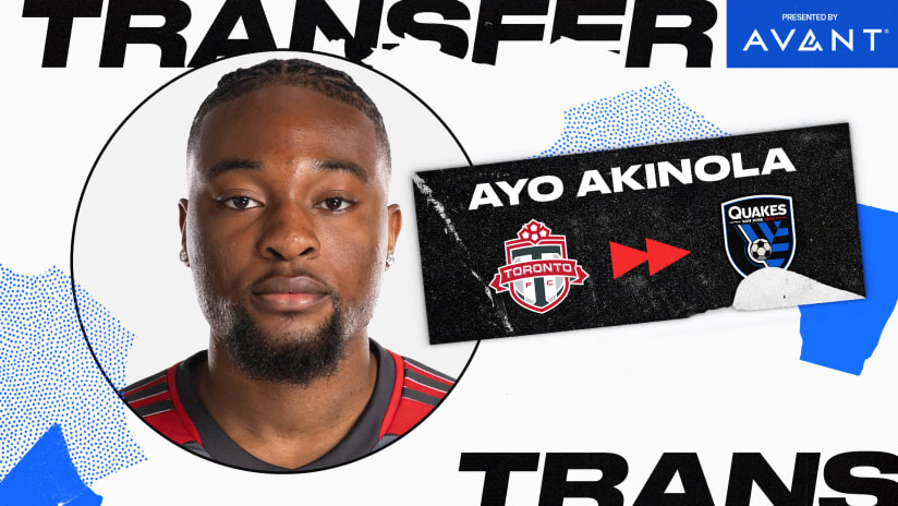 Ayo Akinola - transfer - TOR to SJ