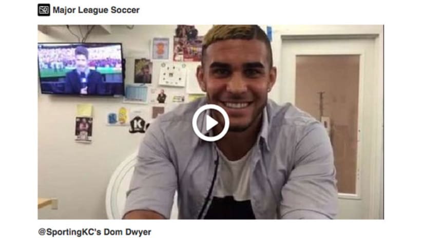Sporting KC's Dom Dwyer plays word association (video)