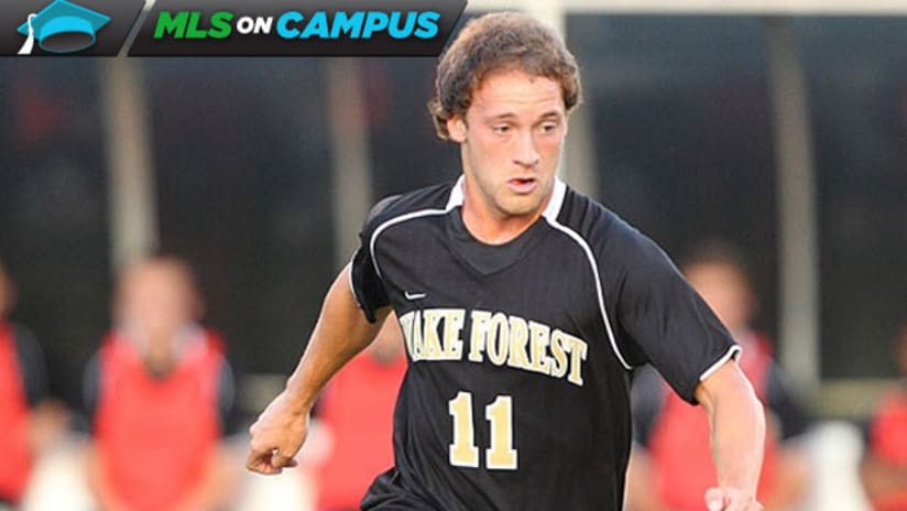 MLS on Campus Wake Forest's Luca Gimenez