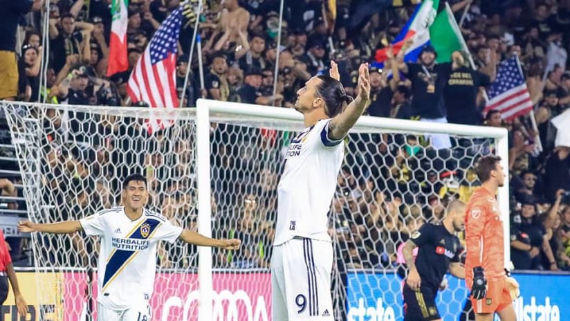 LA Galaxy - Zlatan Ibrahimovic - Celebration pose