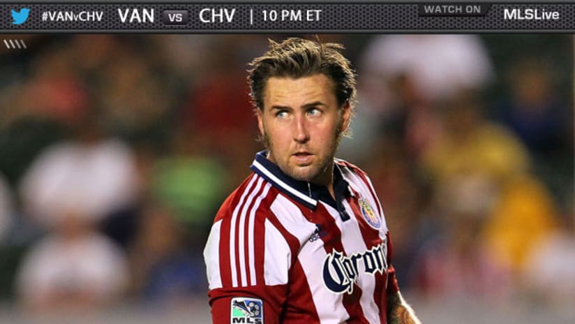 Danny Califf and Chivas USA take on Vancouver on Wednesday