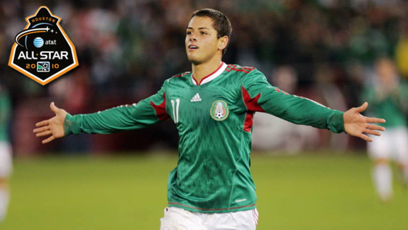 Among those keen to get a glimpse of Javier Chicharito Hernandez are the MLS All-Stars