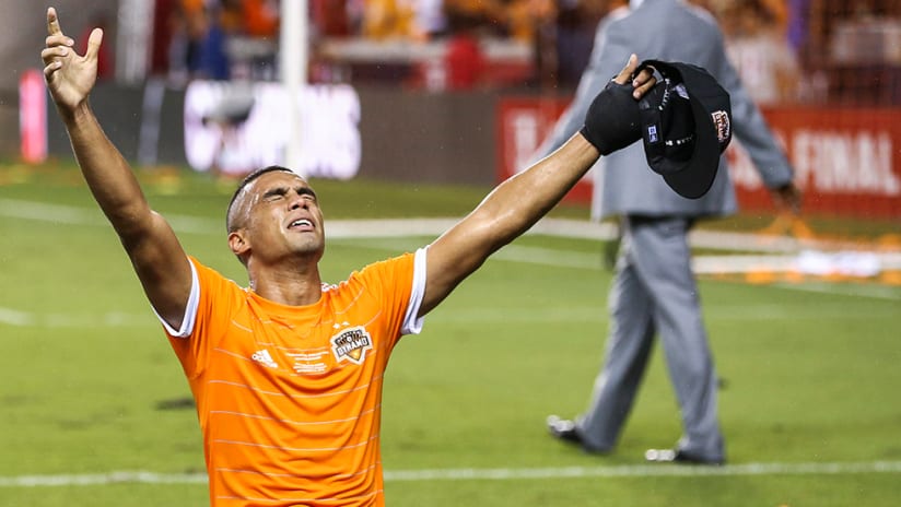 Mauro Manotas - Houston Dynamo - emotional celebration in 2018 US Open Cup final