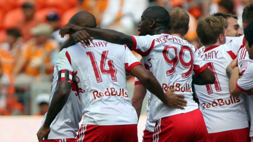 New York Red Bulls Thierry Henry and Bradley Wright-Phillips