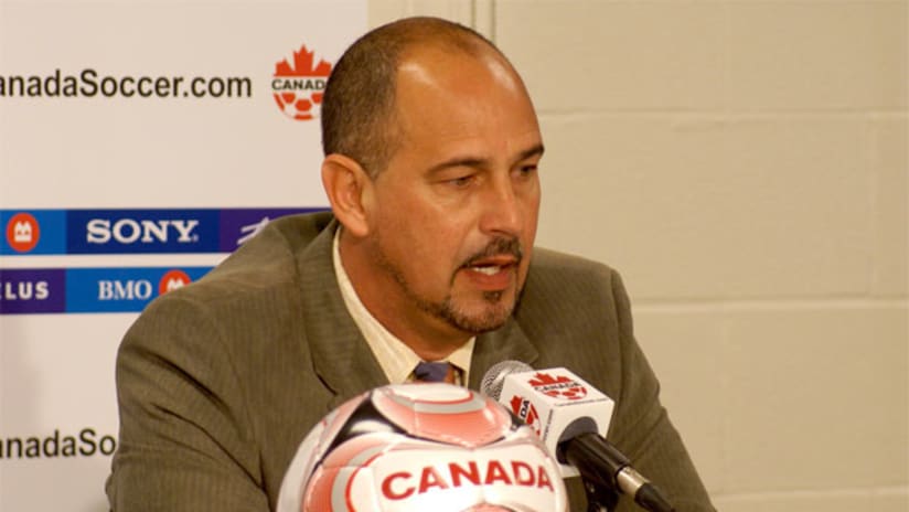Canada head coach Stephen Hart.