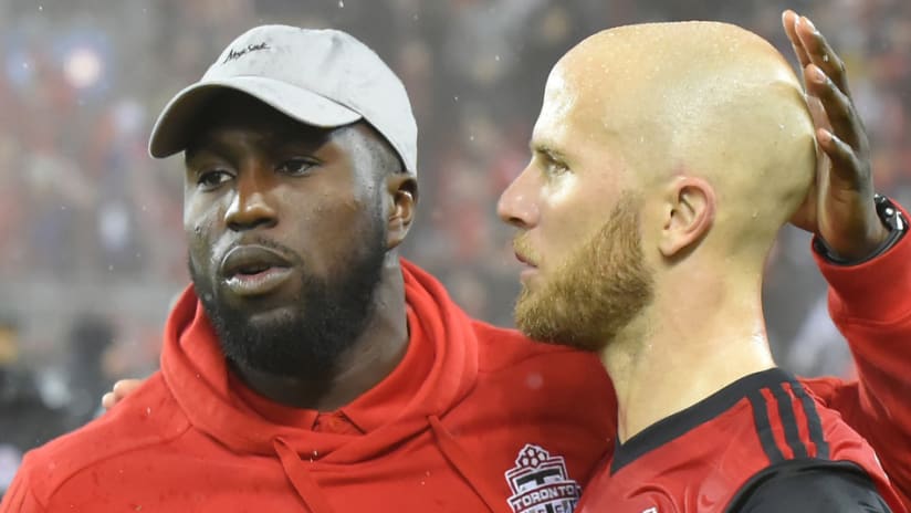 Jozy Altidore and Michael Bradley together for Toronto FC during playoffs — 11/5/17