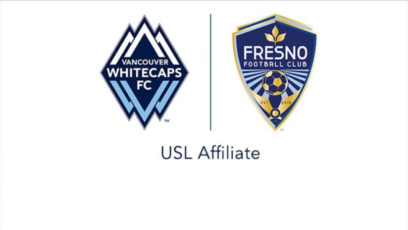 Fresno FC - Vancouver Whitecaps - USL partnership graphic
