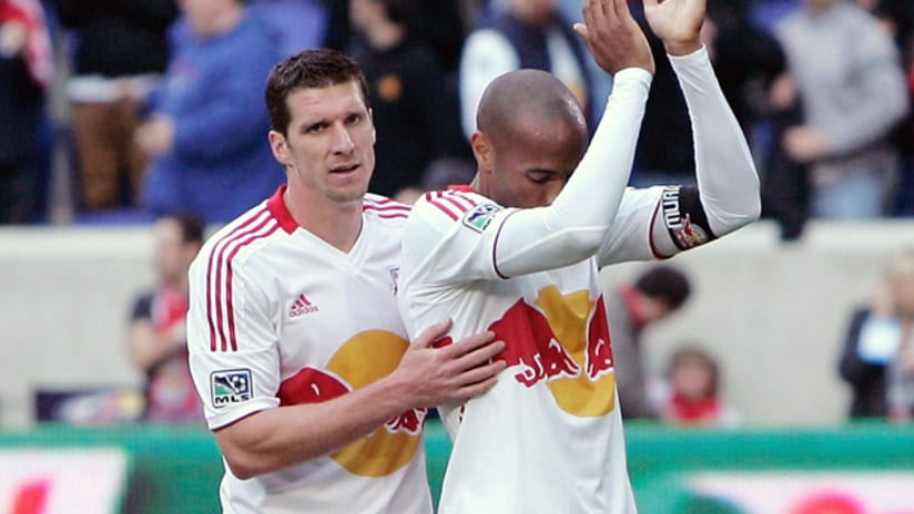 Kenny Cooper and Thierry Henry