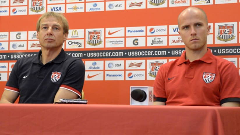 Jurgen Klinsmann and Michael Bradley