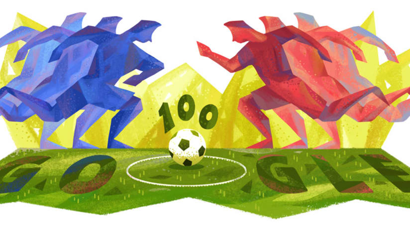 Copa America Centenario Google doodle
