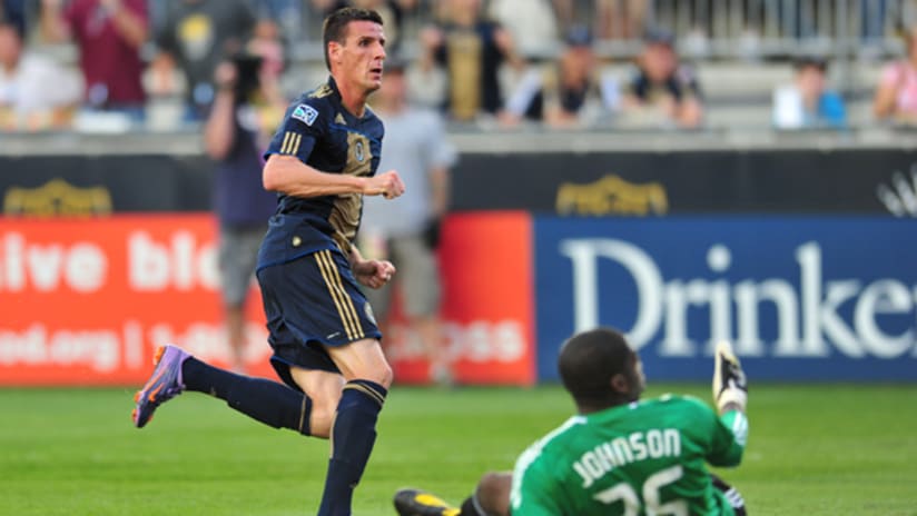 Sebastien Le Toux hit his 11th goal of the season in Philly's 1-0 win over Chicago.