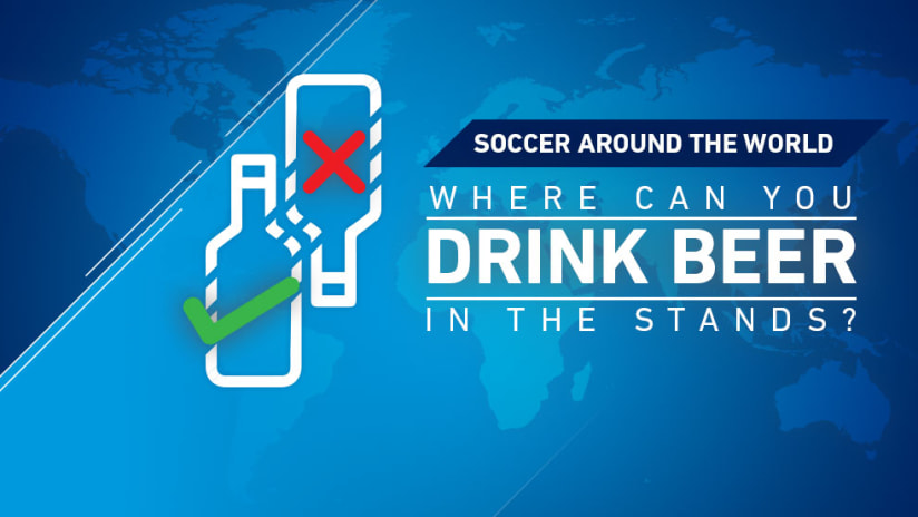Beer culture in soccer stands DL image