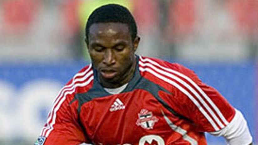 Jeff Cunningham scored Toronto FC's only goal in their draw vs. the New York Red Bulls.