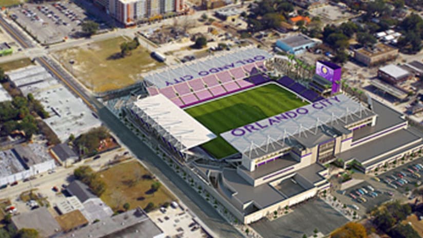 Orlando City new stadium site renderings